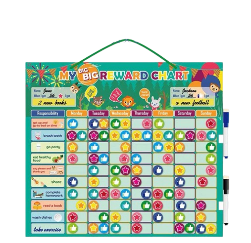 My Big Big Reward Chart – Magnetic Responsibility Board