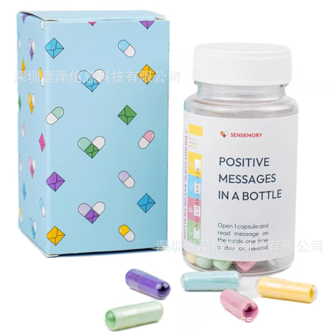 Message in a Bottle – Positive Notes Set